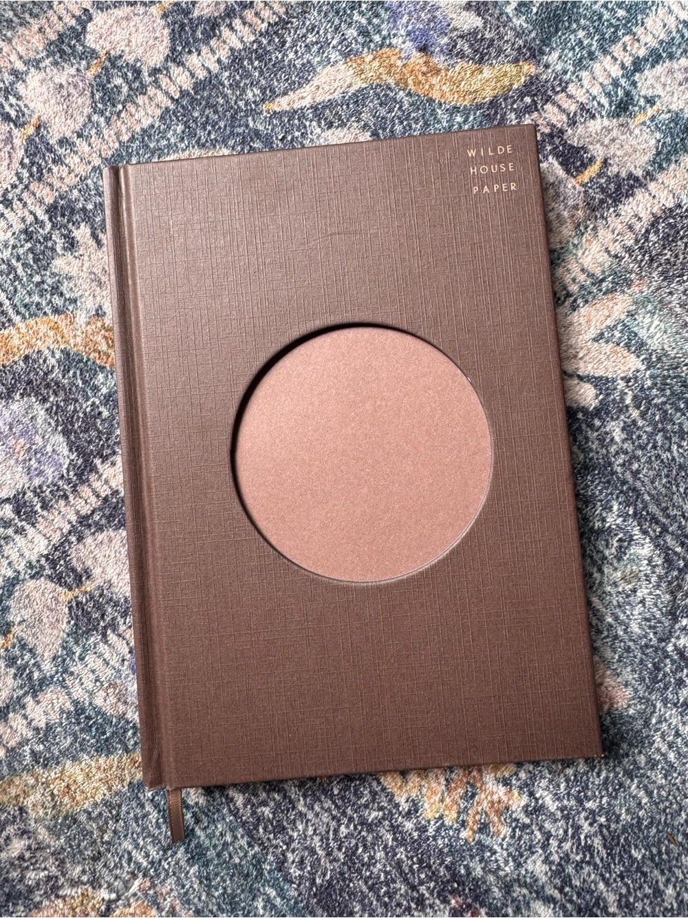 Wilde House Paper Hardcover Journal with Circle Accent
